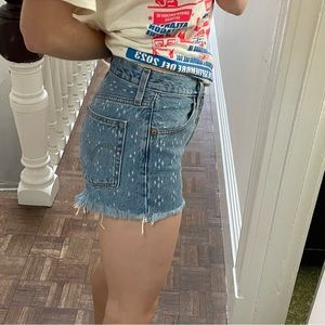 Levi’s high rise 501 shorts